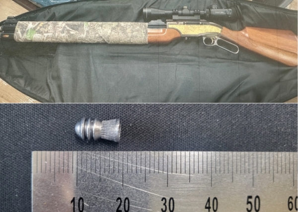 피의자가 범행에 사용한 공기총과 총알/사진=제주경찰청