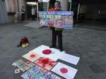 활빈단, 日정부 독도영유권 항의 총영사관서 기습시위