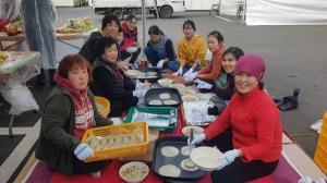 함덕농협 농가주부모임,  결혼이주여성과 한국음식만들기 체험활동