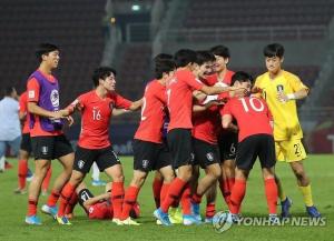 한국, 호주戰 2-0 압승…결승·올림픽 진출 (종합)