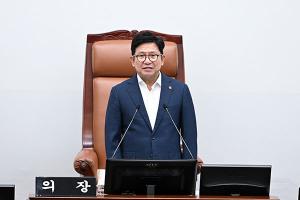 김경학, 강경흠 성매매 의혹에 "의회 대표해 진심으로 사죄"