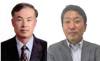 홍성준 대표이사(왼쪽)백주안 개발이사