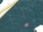 바다에 표류하던 40대男 구조, '십년감수'