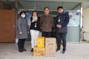 한국법무보호복지공단 제주지부, 은성종합사회복지관에 후원물품 전달