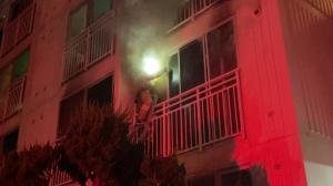 서귀포시 동홍동 아파트에서 화재 … 1명 중상